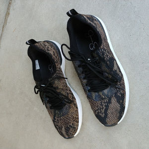 Jessica Simpson python sneakers sz 8